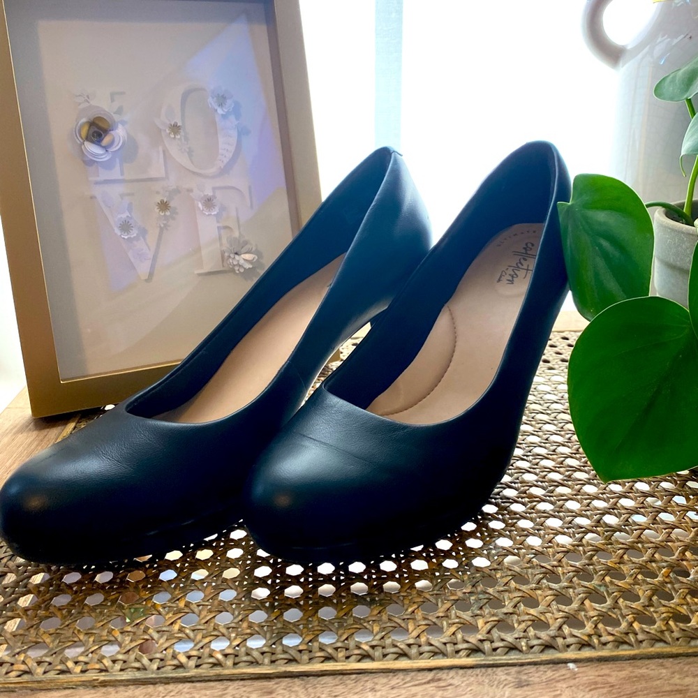 Black Dress Comfort Heels